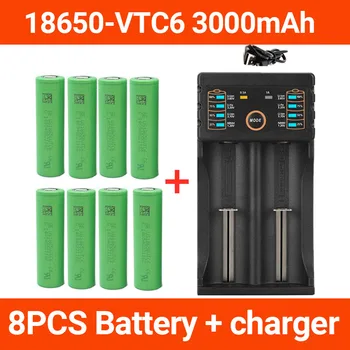 2022 Novo izvirno 3,7 V: 3000 MAH 18650 baterijo za us18650 Sony VTC6 30A igrače orodja svetilka baterija+USB Polnilec