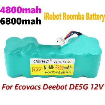 2023 DE55 12V baterije za polnjenje Ni-Mh 6800mAh Batterie Paket za Ecovacs Deebot DE5G DM88 901 902 610 Robotsko Staubsauger Batterie teile Zubehör