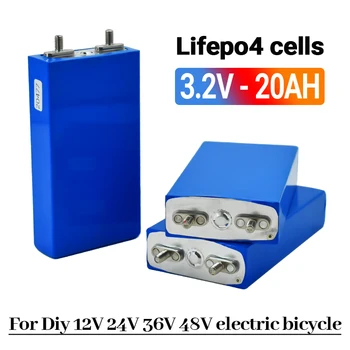 visoka kakovost 3.2 V 20Ah LiFePO4 Celic Baterije Litij-Železo Fosfat Globoko Ciklov za Diy 12V 24V 36V 48V Sončne Energije UPS Napajanje