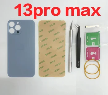 Zadaj Nazaj Kritje Za IPhone 13 Pro Max Pokrov Baterije, Ohišje Za IPhone 13 Pro Max Nadomestne Dele Veliko Luknjo Z orodji,