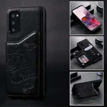 Flip Case Za Samsung Galaxy S21Plus S30Ultra Note10 Plus S9 S10 S20 A50S Stojalo Telefon Kritje Luksuzni PU Usnje Kartico Zbiranje Vrečko