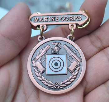 .Ameriški marinci Delitev Puška Strelec Strel značko bron USMC
