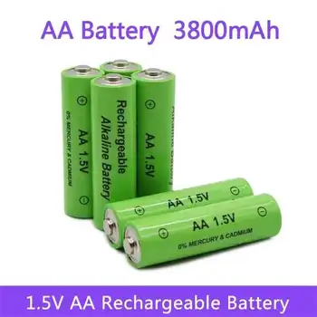 Baterije AA 3800mAh 1,5 V baterije Polnilne baterije AA 3800mAh 1,5 V Baterija za Polnjenje za igrače, Daljinsko upravljanje brezplačna dostava
