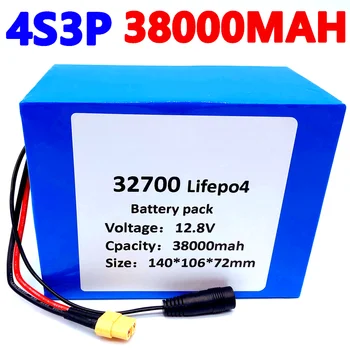 NOVO 32700 Lifepo4 Batterij 4S3P 12.8 V 38Ah 4S 40A 100A Evenwichtige Bms Voor Elektrische Boot Sl Ononderbroken Napajanje 12V