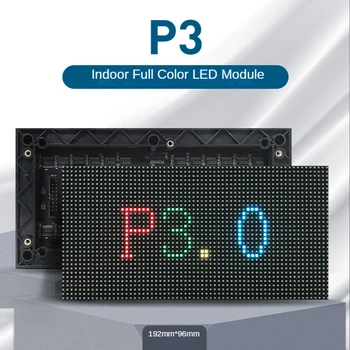 192*96 mm P3 LED Zaslon Panel Module Zaprtih 1/16 Scan 64*32 Pik 3in1 RGB SMD Full Color P3 LED Zaslon Modul