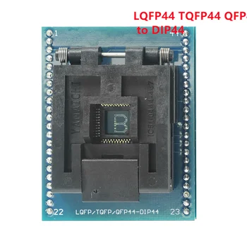Tqfp44, da dip40 ic vtičnico tqfp44 adapter socked za TL866II Vrh Kakovosti qfp44 tqfp44 lqfp44, da dip40 tok ic programer