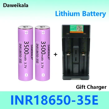 100% Prvotne DAWEIKALA Zmogljivo Baterijo 3,7 V PCB NCR 35E 3500mAh Litij-Ionska Baterija za Polnjenje PCB Zaščite+Prosti Polnilnik