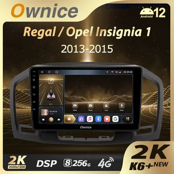 Ownice K6+ 2K za Buick Regal za Opel Insignia 1 2009 - 2013 avtoradio Večpredstavnostna Video Predvajalnik Navigacija Stereo GPS, Android 12