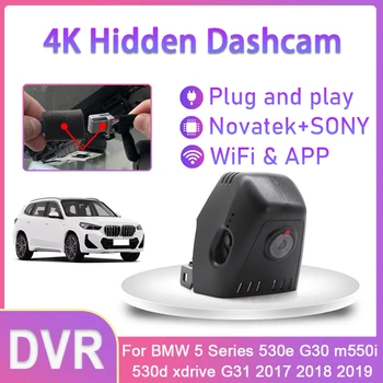 Novo! Plug and Play DashCam Za BMW Serije 5 530e G30 m550i 530d xdrive G31 2017 2018 2019 UHD 2160P Avto Dvr 4K Dash Cam Kamera