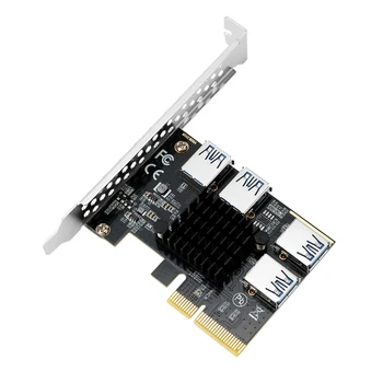 PCIe, da PCI-Express Adapter 4X 4 PCI-e USB3.0 Rudarstvo Riser Širitev Kartico Dropship