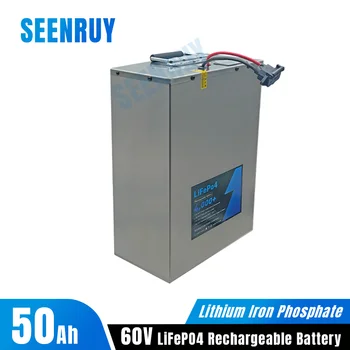 60V 50Ah Lifepo4 Baterije Litij Železo Fosfat Neobvezno Bluetooth Globoko Cikel za Električno Kolo Kolo Skuter