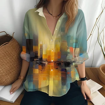 Jeseni Mode Priložnostne Srajco na Prostem Ulica Ohlapno Majico Velikosti beloprsi Singl Majica Mestu Razmislek 3D Tiskanih Majica