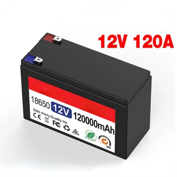 12V 3500mAh-1200mAh Baterije 120Ah litij-ionska baterija 18650 Polnilna baterija za sončne energije za električna vozila baterije