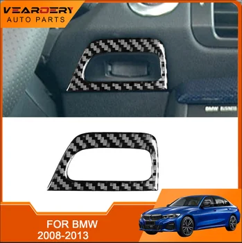 Za BMW Serije 1 E81 E82 E87 E88 2008-2013 Ogljikovih Vlaken Nalepke Plošča ključavnična luknja Okvir Trim Avto Styling Okrasni Dodatki