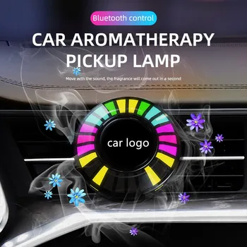 Avto glasbe ritem svetlobe osvežilcev zraka RGB LED trakovi, zvok, ritem vzdušje luč za Audi A3 8P A4 B8 A5 A6 A7 V3 V5 V7 V8 TT