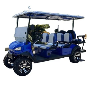 Nov Električni Voziček Šest Potnikov Visoke Kakovosti Golf Voziček za litijeve Baterije Prilagodljiv videz, motor in krmilnik