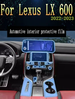 Za Lexus LX 600 2022-2023 Avto Notranjosti sredinski Konzoli, Pregleden TPU Zaščitno folijo Anti-scratch Popravila Film Preuredi