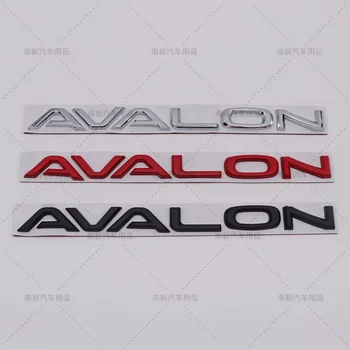 3D Avto Kovinske Nalepke AVALON Emblem angleške Črke Značko Auto Fender Vrata Zadaj Prtljažnik Telesne Spremembe, Dekorativni Dodatki
