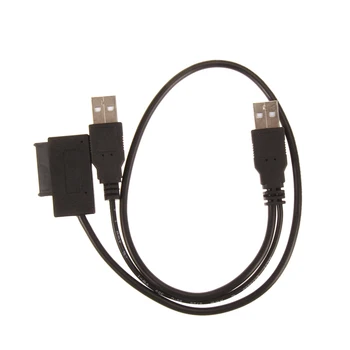 USB 2.0 7+6 13Pin Pogon s Prenosom Podatkov Kabla USB Bus Napajalni Kabel Super Pogon Kabel SATA CD/DVD