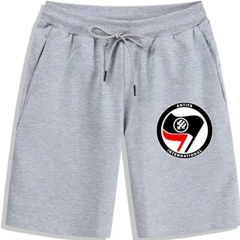 Moški Moške kratke Hlače Antifa Mednarodnih hlače! Ženske, Moške Hlače