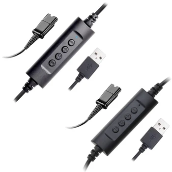 Slušalke Hitro Odklopite Kabel USB Vtičev Adapter za klicni Center, Pisarna