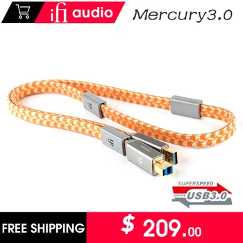iFi Mercury3.0 USB Prenosa Signala Napajalni Kabel Hi-fi Žice RF Filter Codec 3.0 RFI EMI Hrupa, Zaščita Audio Prenos Kabel