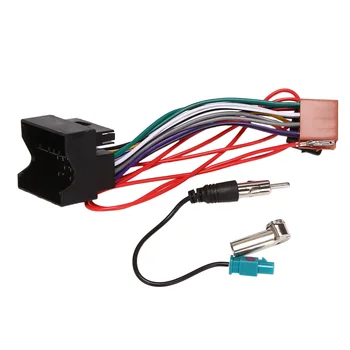 Avtomobilski Stereo Audio (Stereo zvok ISO Moč Ožičenje Kabel Pas za Peugeot 207 307 407 za Citroen C2 C5 Radio Antena Žice Adapter