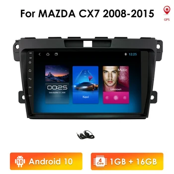 9 Inch Android Auto Avto Stereo Multimedijski Predvajalnik Za Mazda CX7 2008-2015 GPS Navigacija Radio Carplay Android RDS Wifi 4G DSP