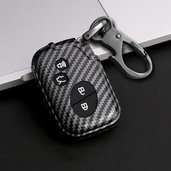 4 Gumbi Ogljikovih ABS Avto Ključ Primeru Zajema Fob za Lexus GS430 ES350 GS350 LX570 IS350 RX350 IS250 Tipko Lupini