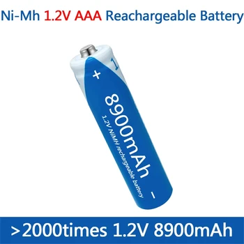 Batería AAA de 1,2 V, pila recargable de alta capacidad, 9900mAh, par juguetes, ratón de nadzor remoto