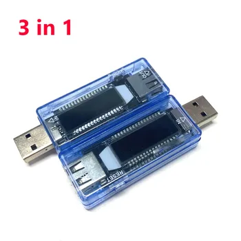 Tester Kapasitas Tegangan Arus USB Volt Saat Ini Deteksi Tegangan Pengisi Daya Kapasitas Tester Meter Detektor Daya Pons